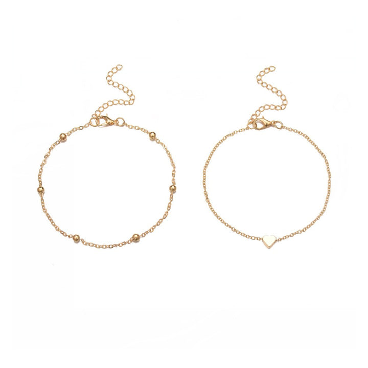 Riche | Chevillère Cœur Double Rang Femme