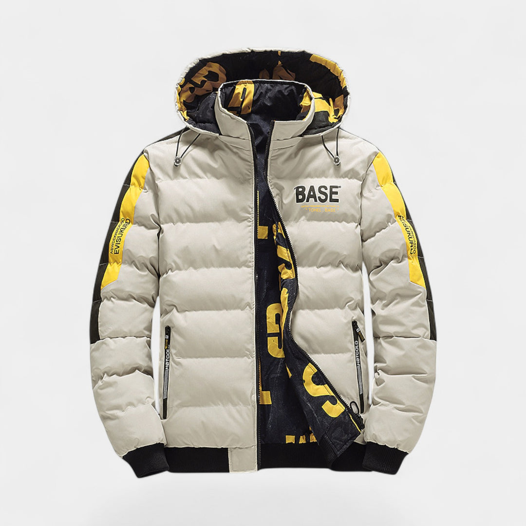 Riche | Doudoune homme réversible à capuche - manteau d’hiver épais
