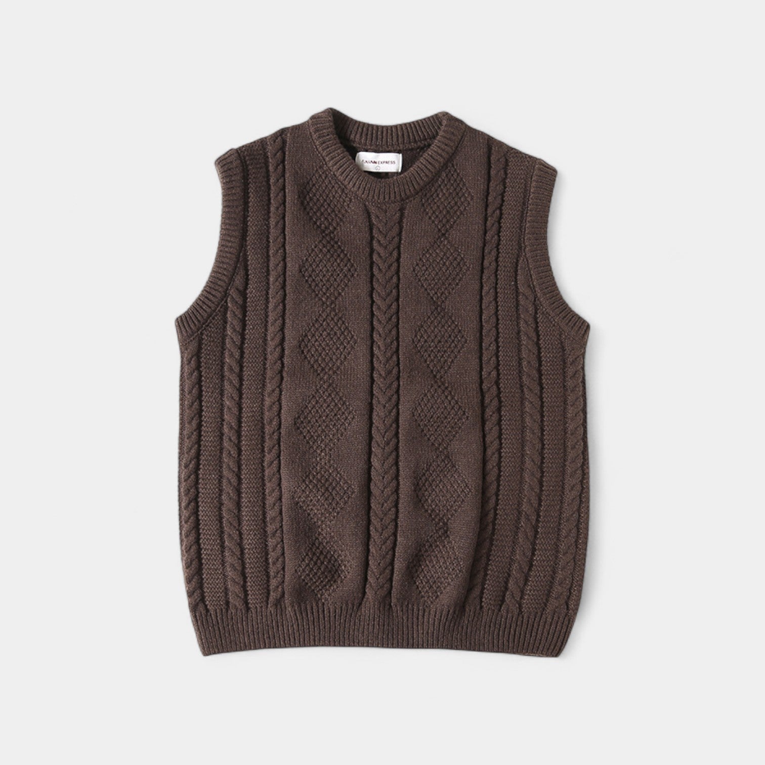 Riche | Pull homme maille torsadée - Boutons quart coupe raffinée