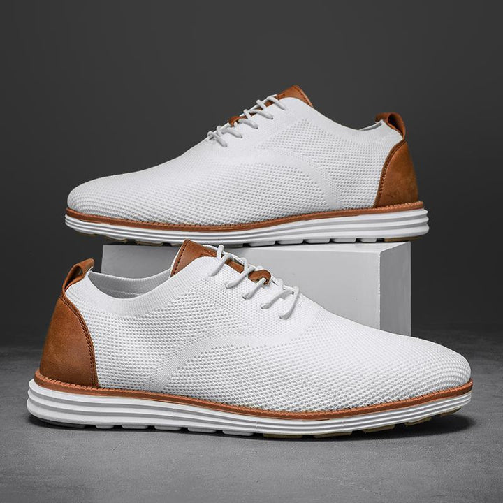Baskets casual homme en mesh à lacets – Coupe basse