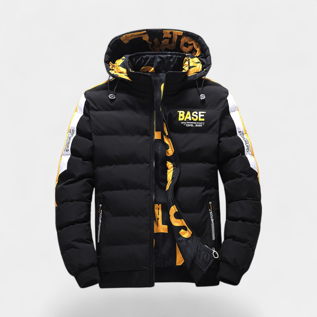 Riche | Doudoune homme réversible à capuche - manteau d’hiver épais