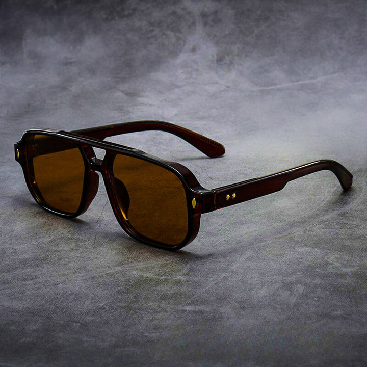 Lunettes de Soleil Carrées pour Homme – Style Sport Verres Teintés