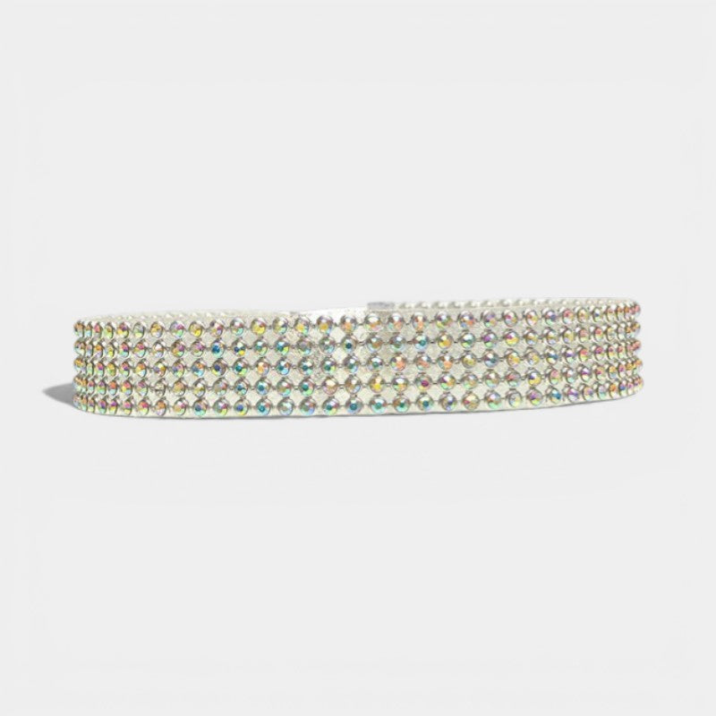 Riche | Collier Ras-du-Cou Strass Cristal Femme