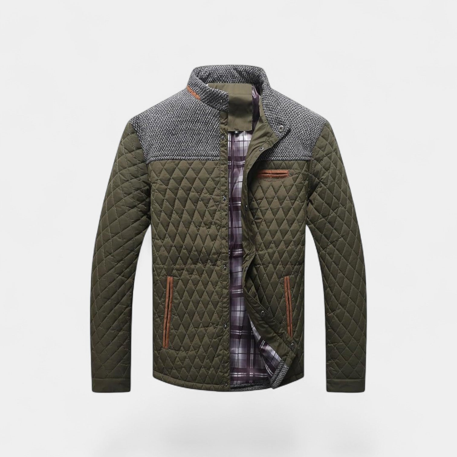 Riche | Veste matelassée homme shell léger - outerwear urbain minimaliste
