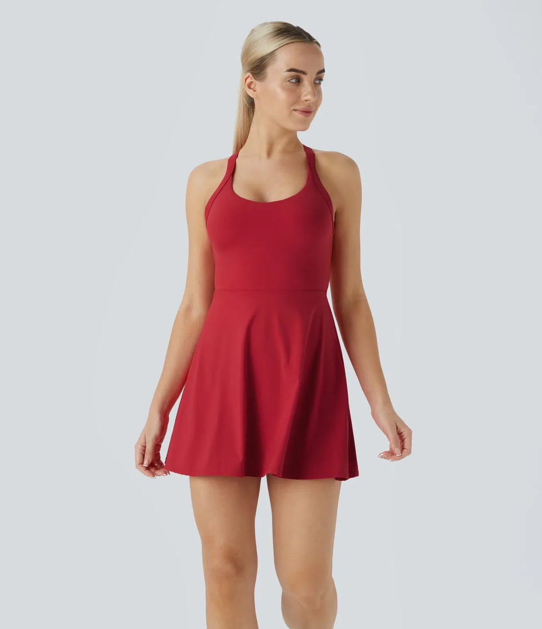 Robe Mini Sport Extensible pour Femme – Short Intégré Coupe Évasée