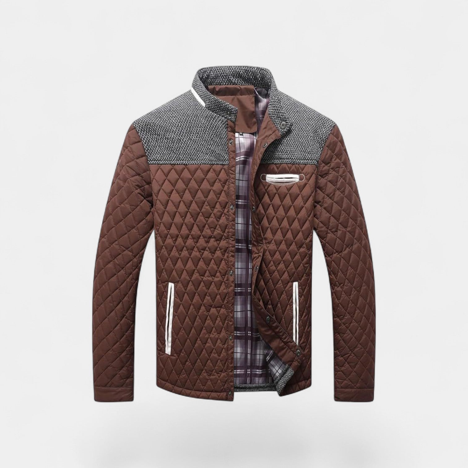 Riche | Veste matelassée homme shell léger - outerwear urbain minimaliste