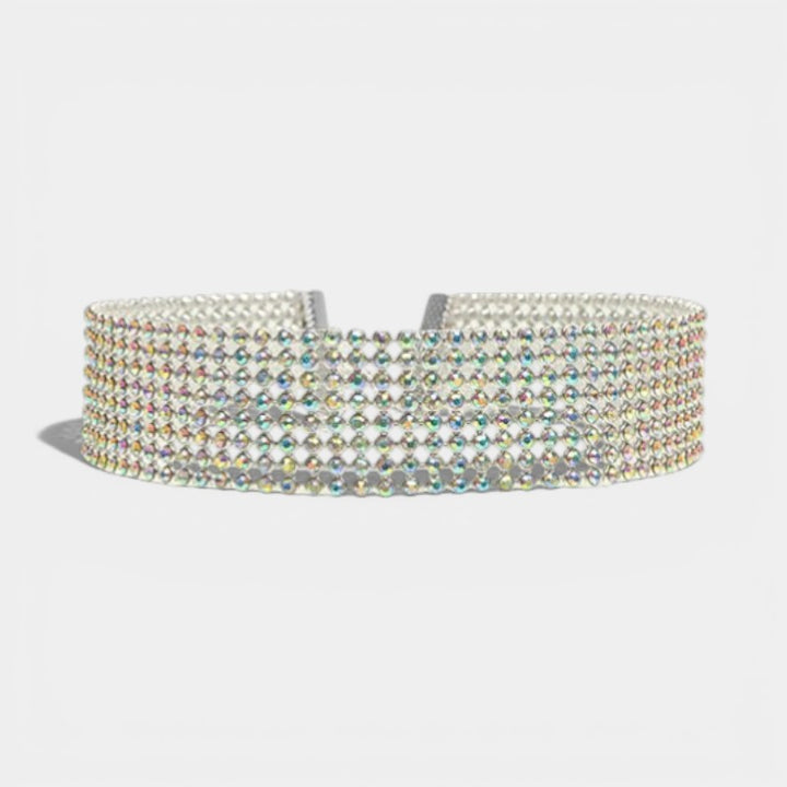 Riche | Collier Ras-du-Cou Strass Cristal Femme