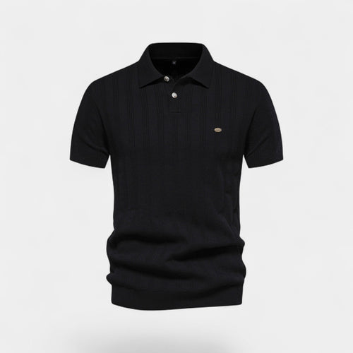Riche | Polo homme viscose manches courtes – Coupe casual raffinée