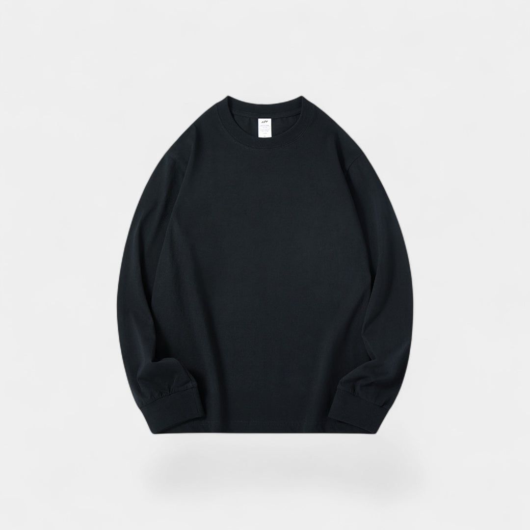 Riche | Lot de 3 pulls homme coton col rond – coupe ample, raffinés, essentiels du quotidien