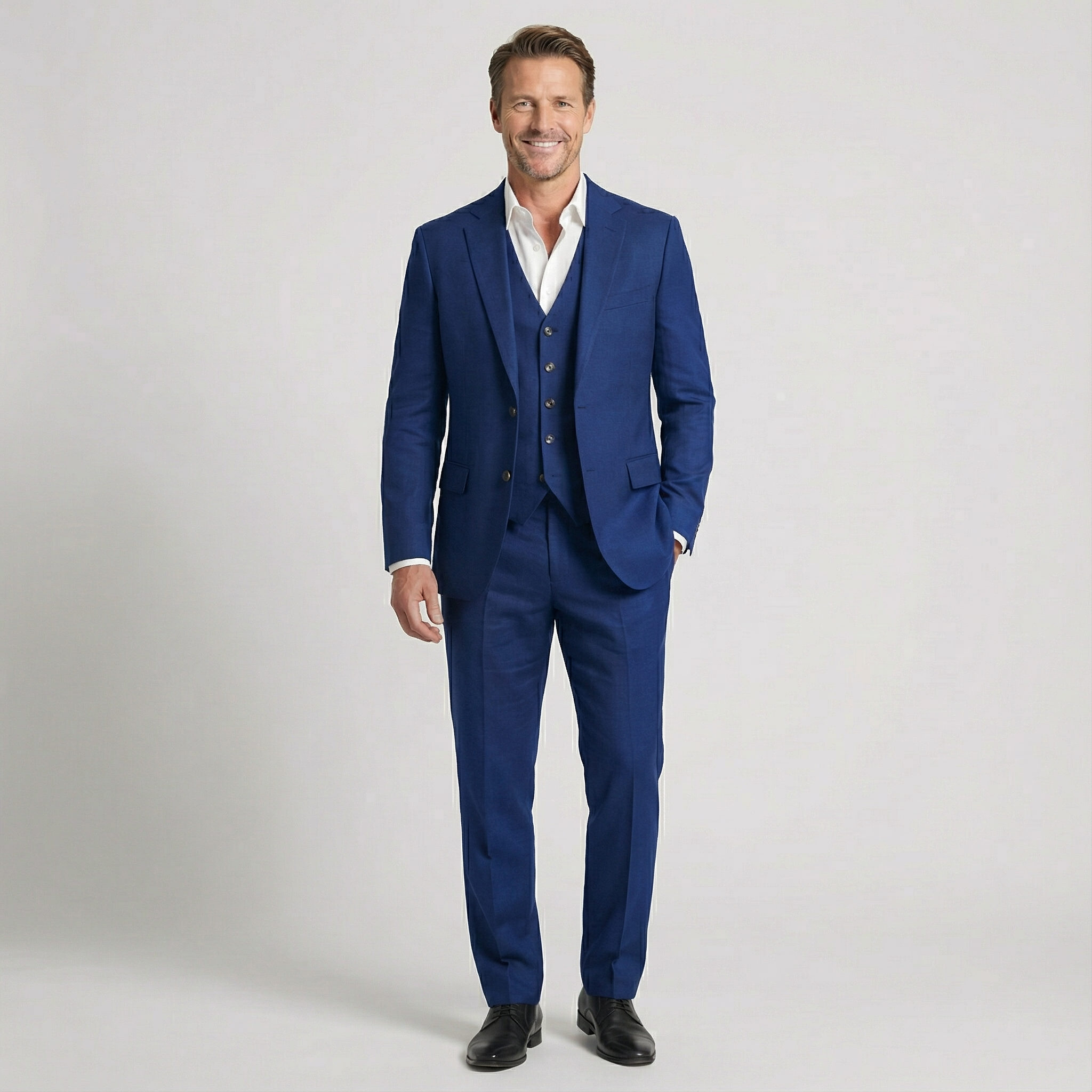 Riche | Costume homme en lin