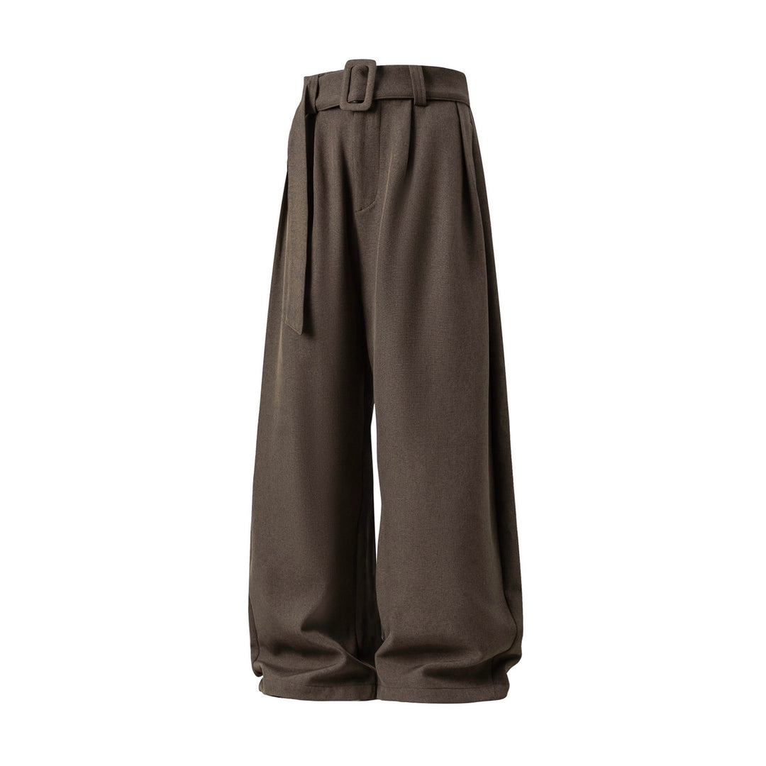 Men's wide-leg dress pants in a viscose blend – Flowing drape
