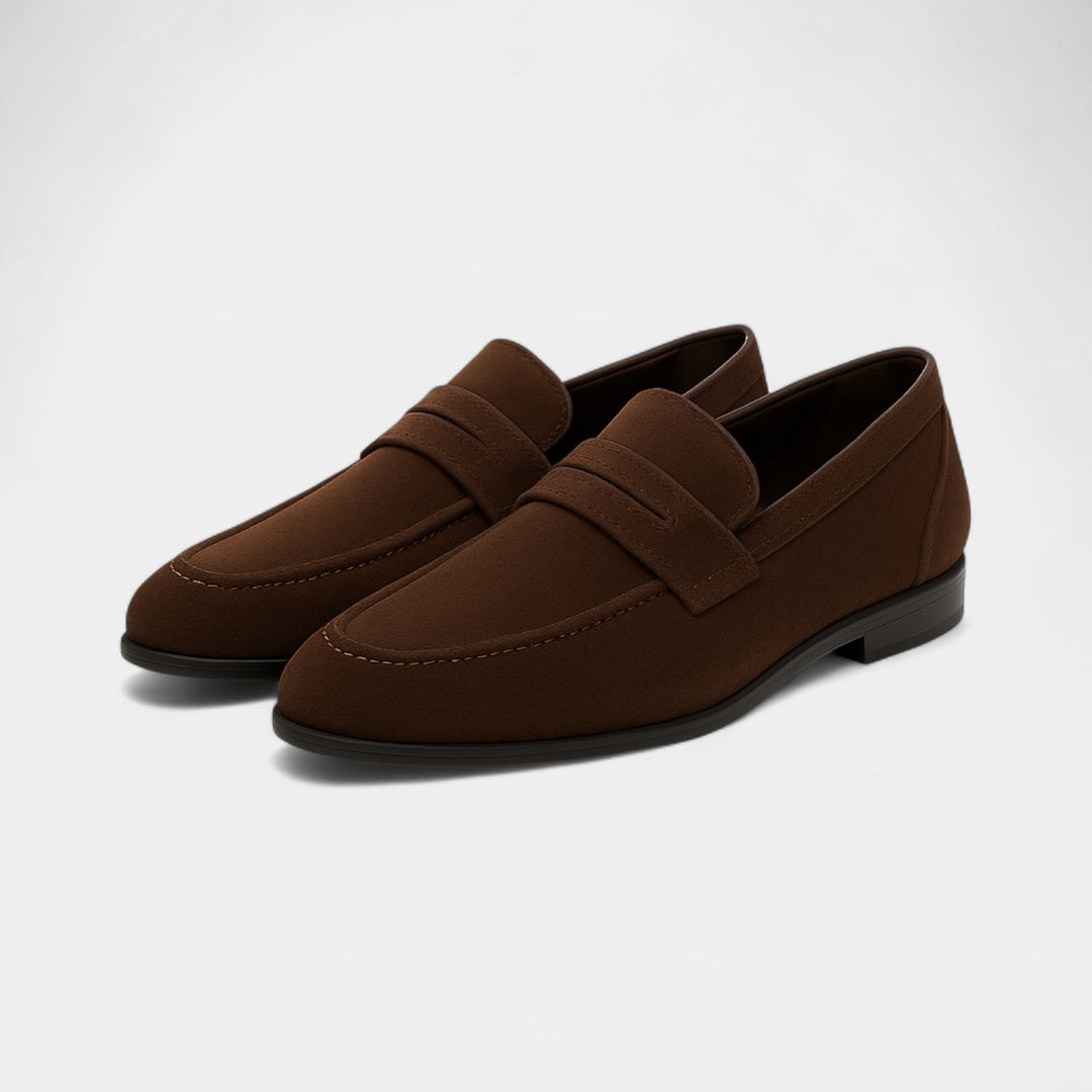 Riche | Mocassins homme en daim à enfiler – confort polyvalent