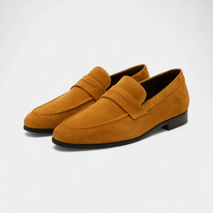 Riche | Mocassins homme en daim à enfiler – confort polyvalent