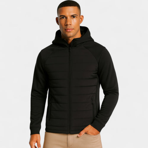 Riche | Doudoune Softshell à Capuche Homme – Style Coréen