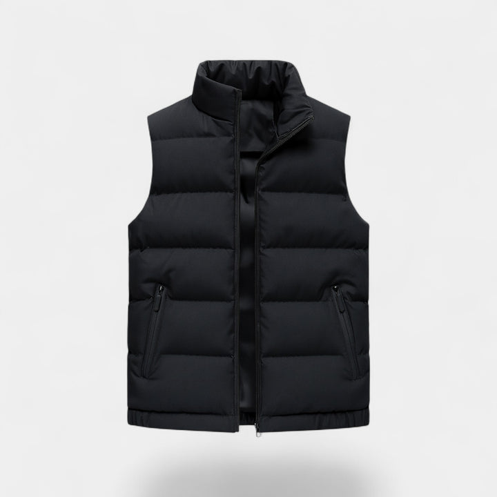 Riche | Men's Slim-Fit Quilted Sleeveless Vest