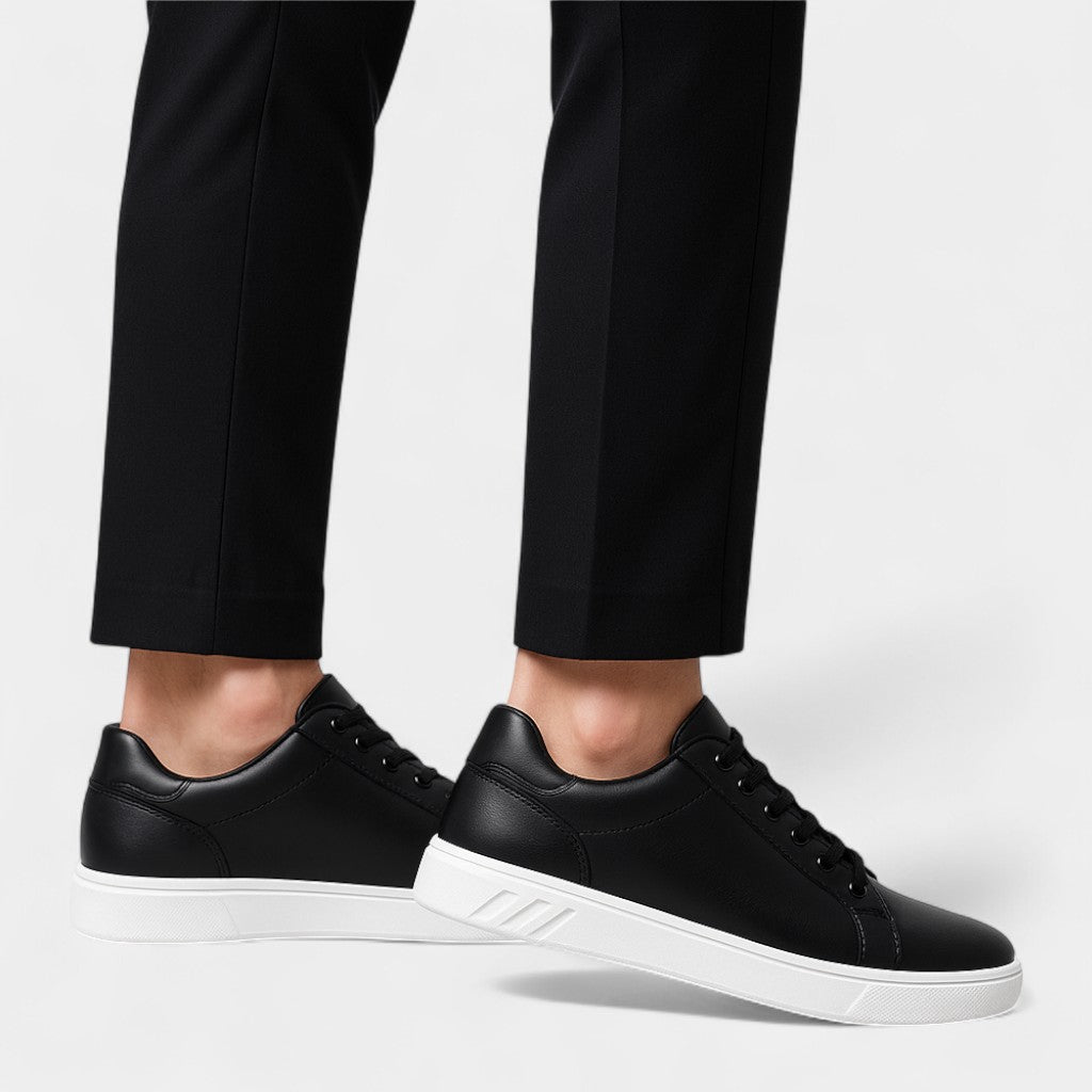 Riche | Baskets Homme en Cuir à Lacets – Style Minimaliste Décontracté