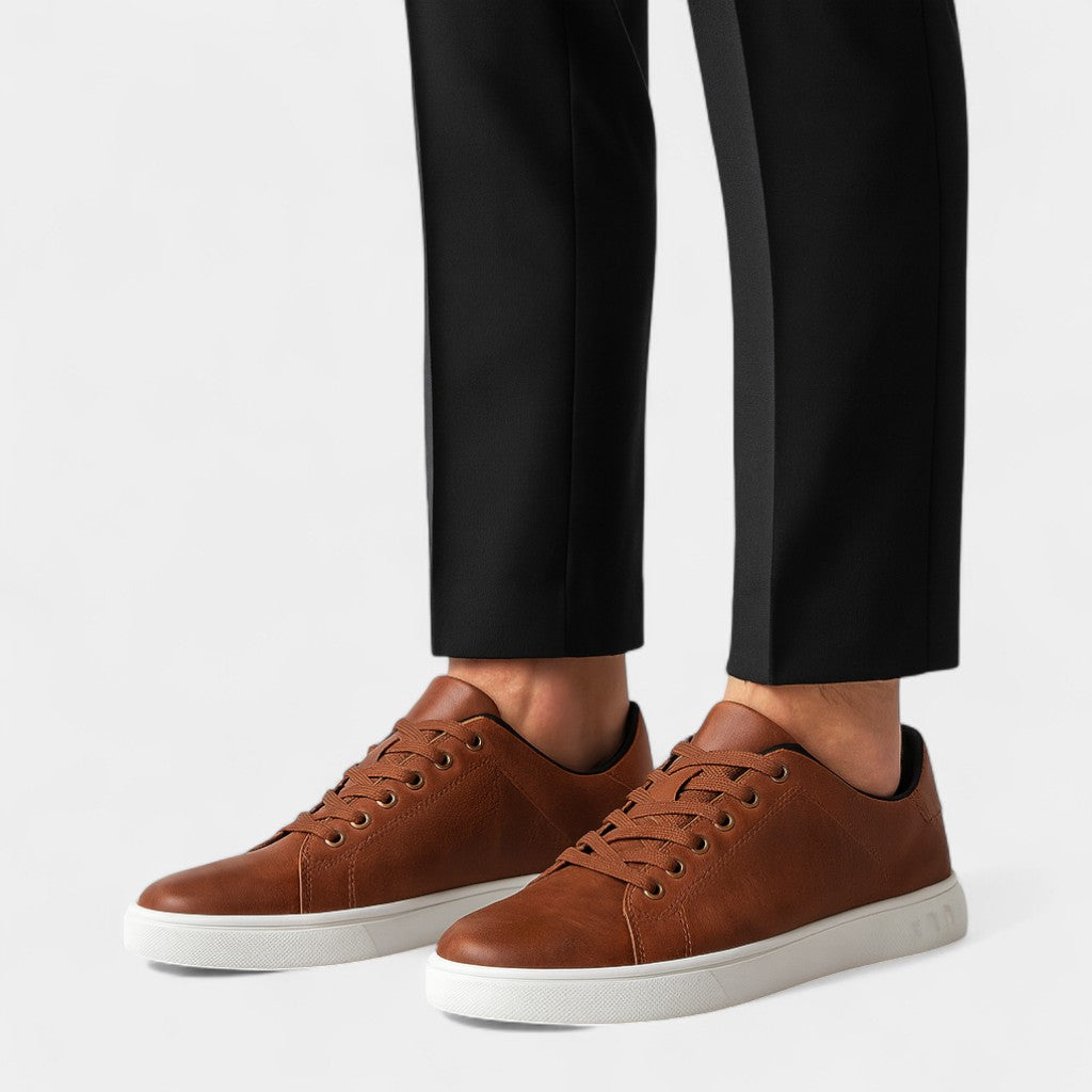 Riche | Baskets Homme en Cuir à Lacets – Style Minimaliste Décontracté