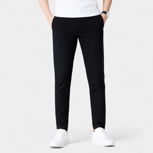 Riche | Pantalon homme coton slim - Jambe droite casual