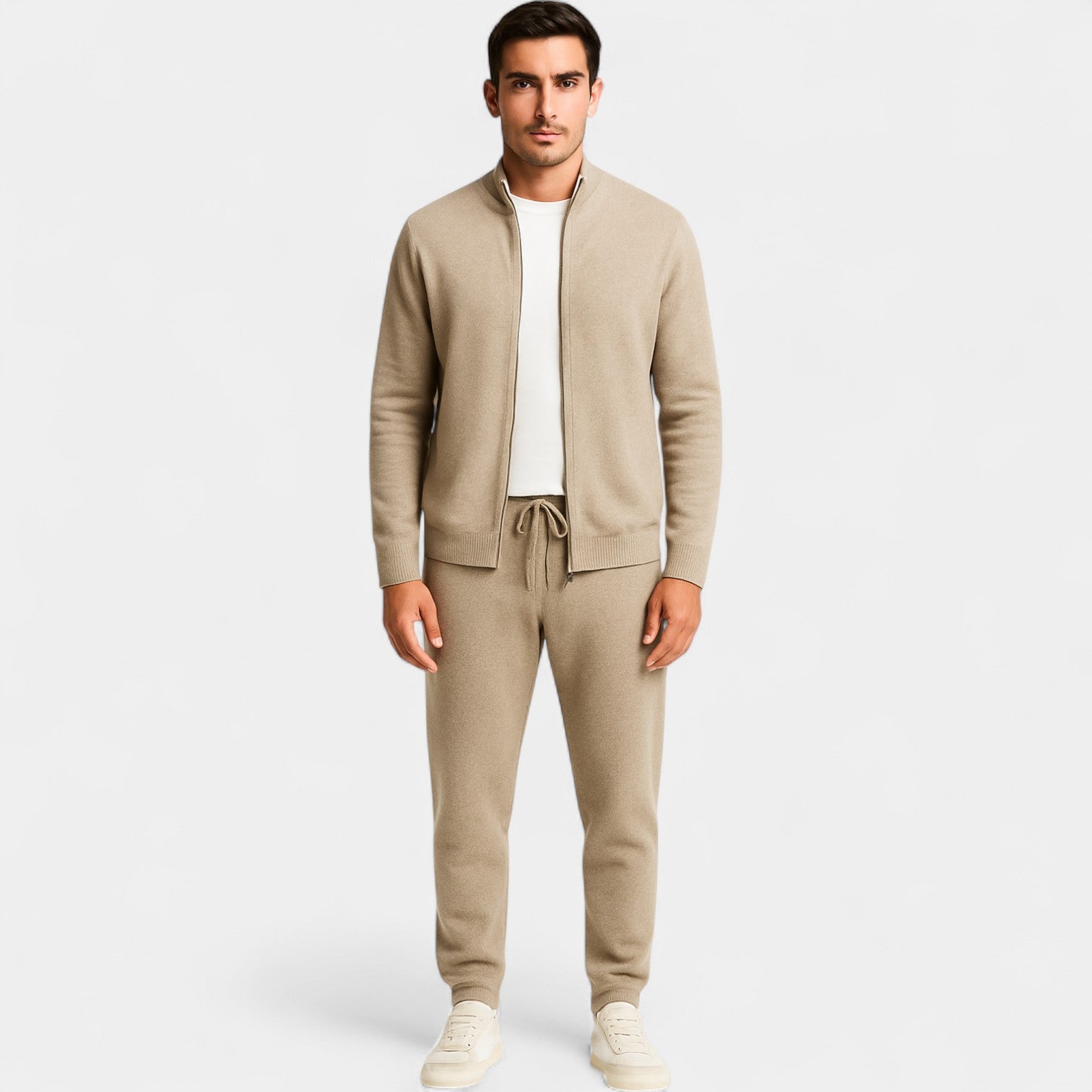 Riche | Ensemble cachemire homme maille – style quotidien raffiné