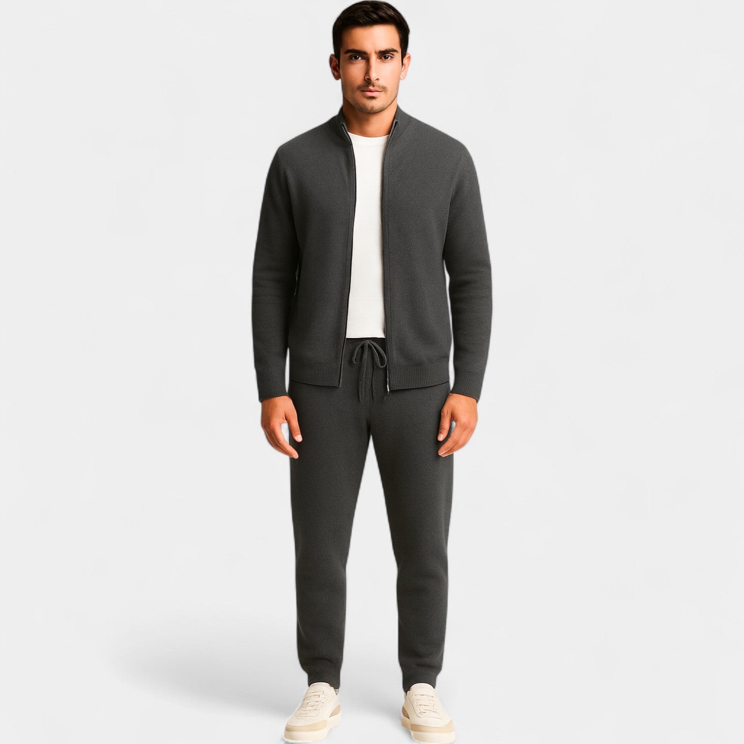Riche | Ensemble cachemire homme maille – style quotidien raffiné