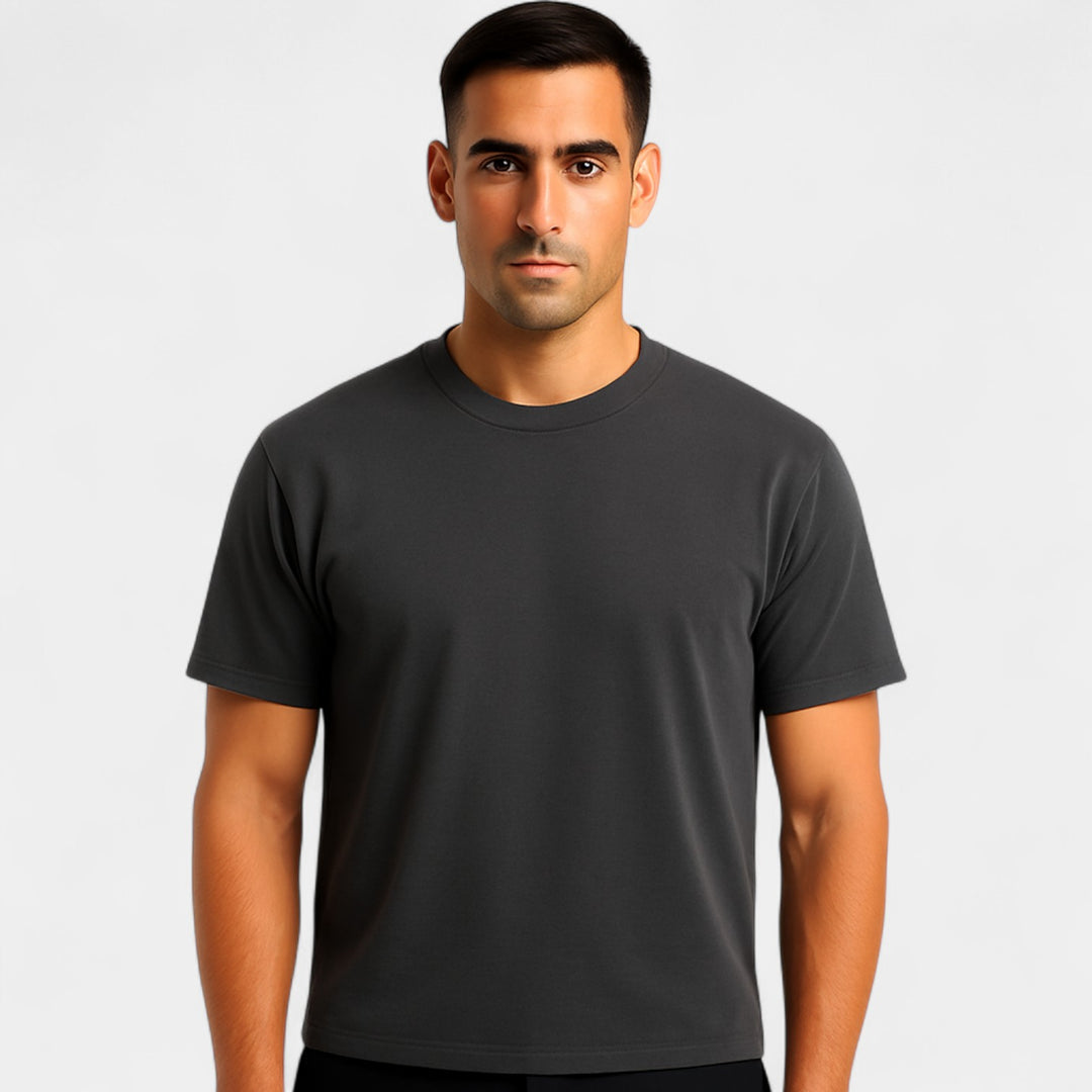 Riche | T-shirt homme coton coupe slim – Essentiel minimaliste
