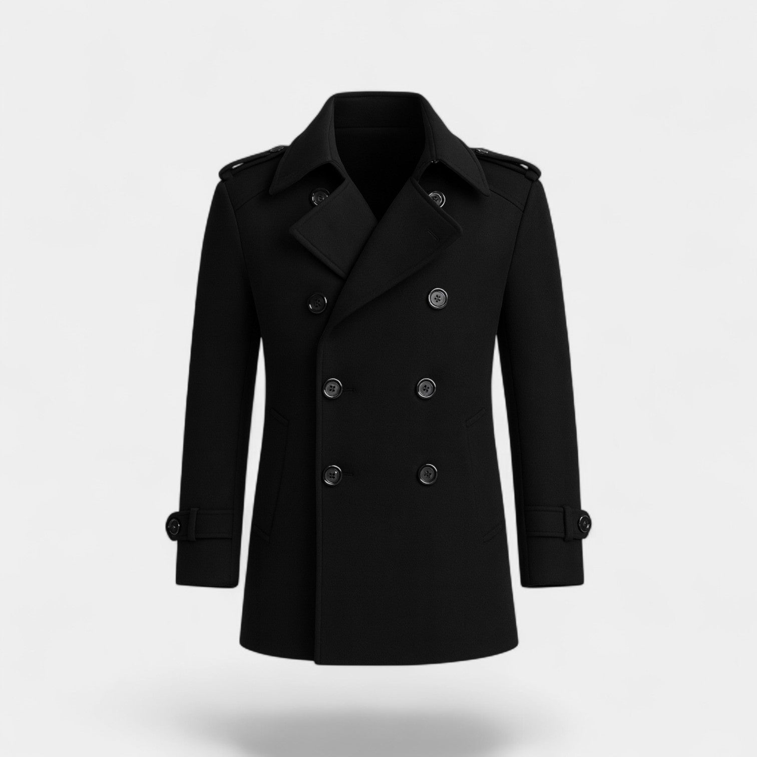 Riche | Manteau trench mi-long homme en coton mélangé