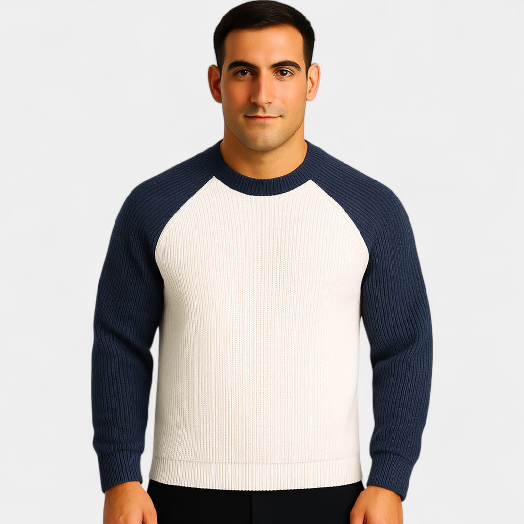 Riche | Men's Knitted Wool Sweater – Classic Warm Style