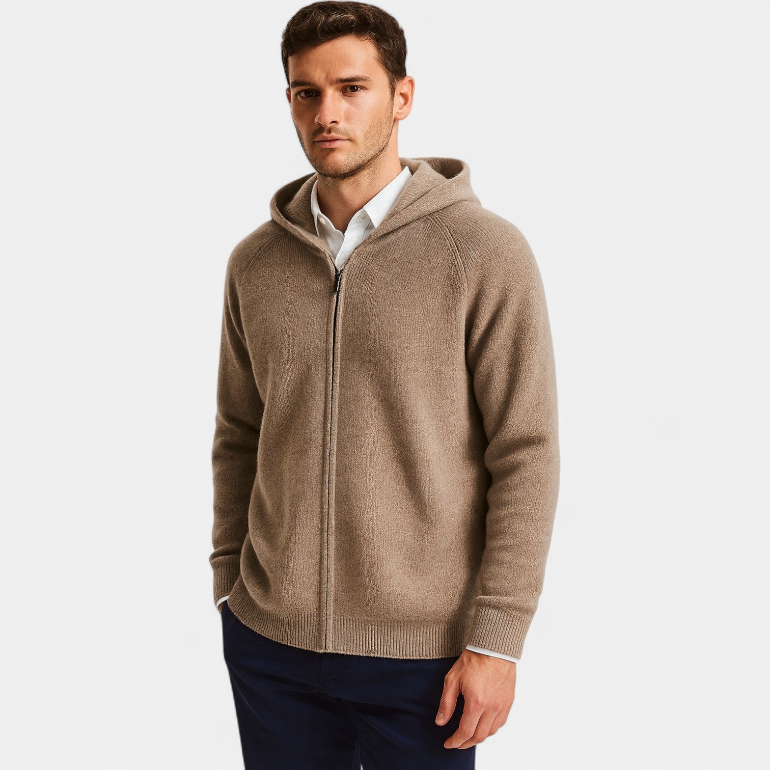 Riche | Veste homme laine coupe ample - Maille chaude décontractée