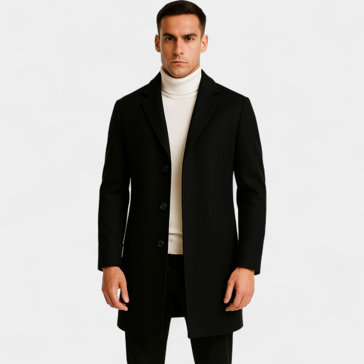 Riche | Men's casual cotton coat – Mid-length windbreaker style