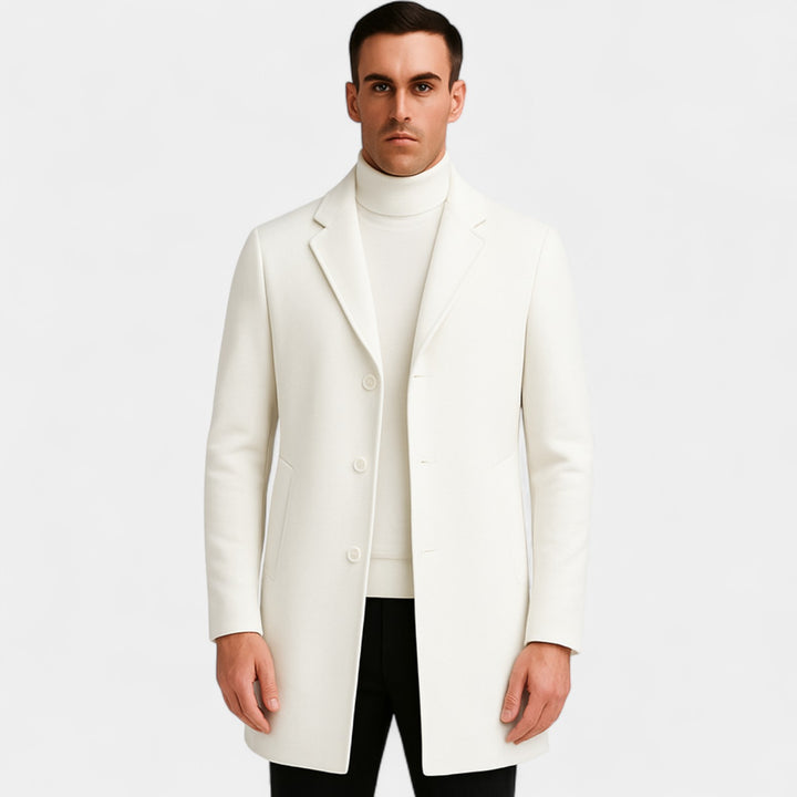 Riche | Men's casual cotton coat – Mid-length windbreaker style