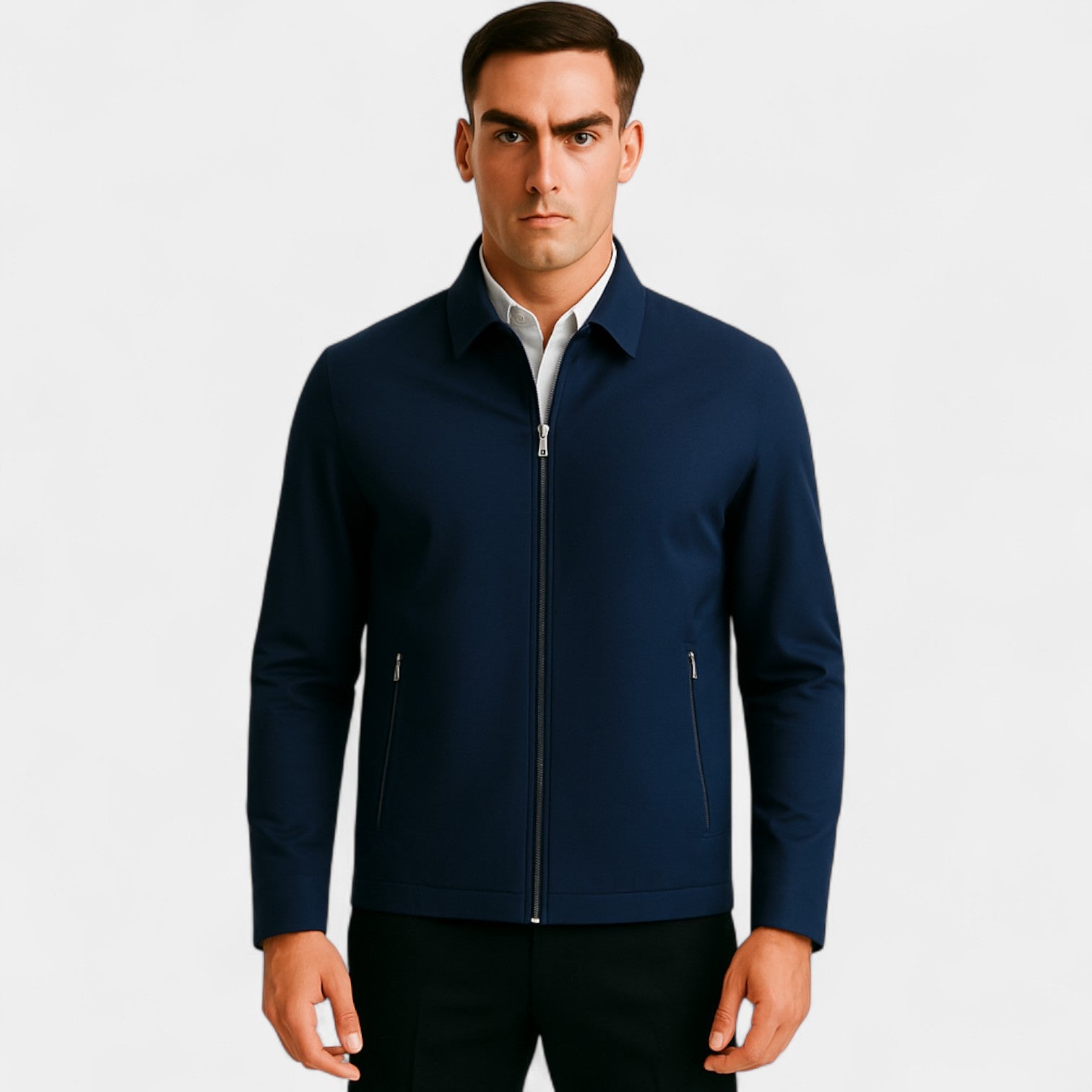 Riche | Veste formelle homme automne col montant coupe élégante