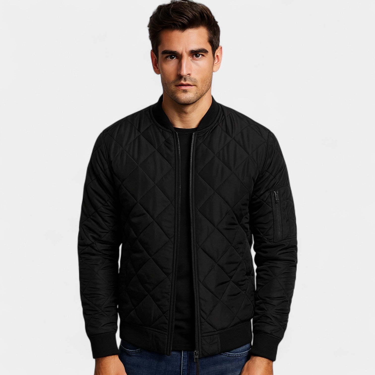 Riche | Blouson bomber homme coton – style streetwear casual