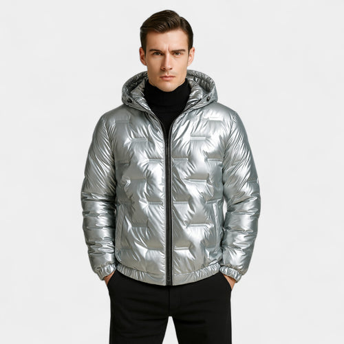 Riche | Doudoune Homme à Capuche en Duvet – Légèreté et Chaleur Épurée