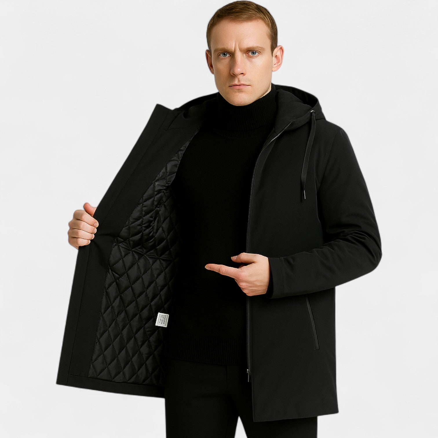 Riche | Parka à Capuche Homme – Chaleur Hivernale Streetwear