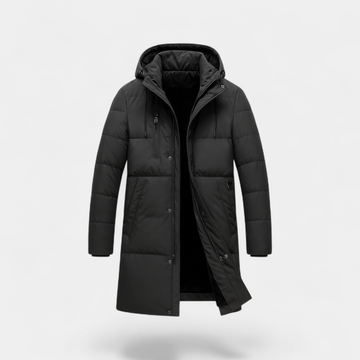 Riche | Parka homme coton à capuche matelassée – veste chaude hiver