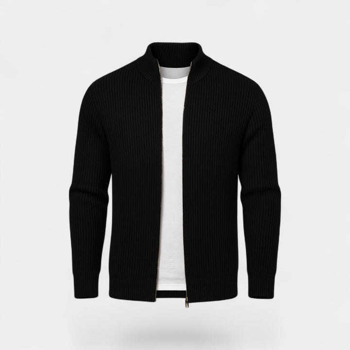 Riche | Men's slim-fit knit cardigan