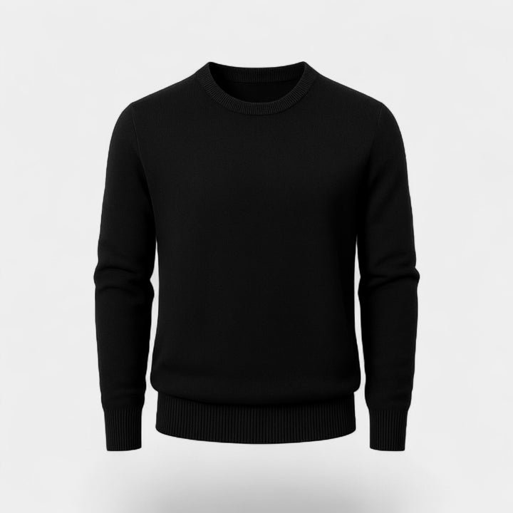 Riche | Strickpullover für Herren aus Baumwolle – Schlanke Passform, edel