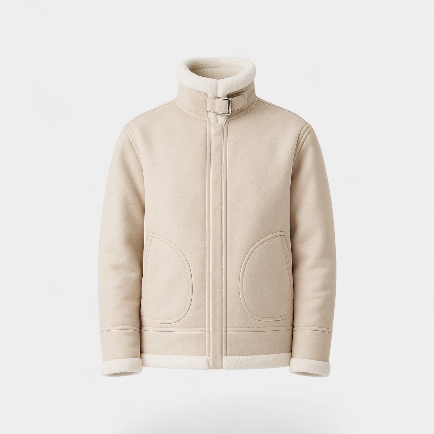 Riche | Veste homme en cachemire d’agneau épaissie – chaleur hivernale, silhouette raffinée