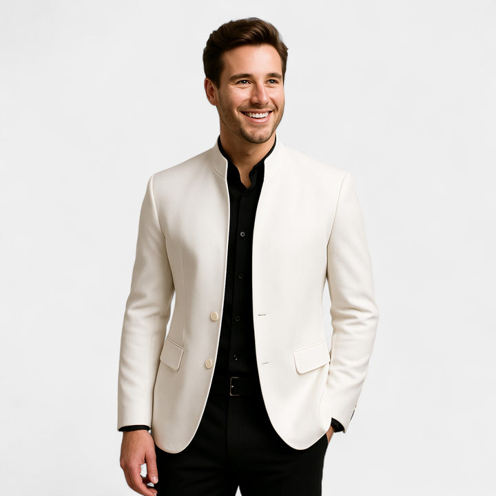 Riche | Lässiger Slim-Fit-Herrenblazer – koreanischer Stil, figurbetont, lässige Eleganz