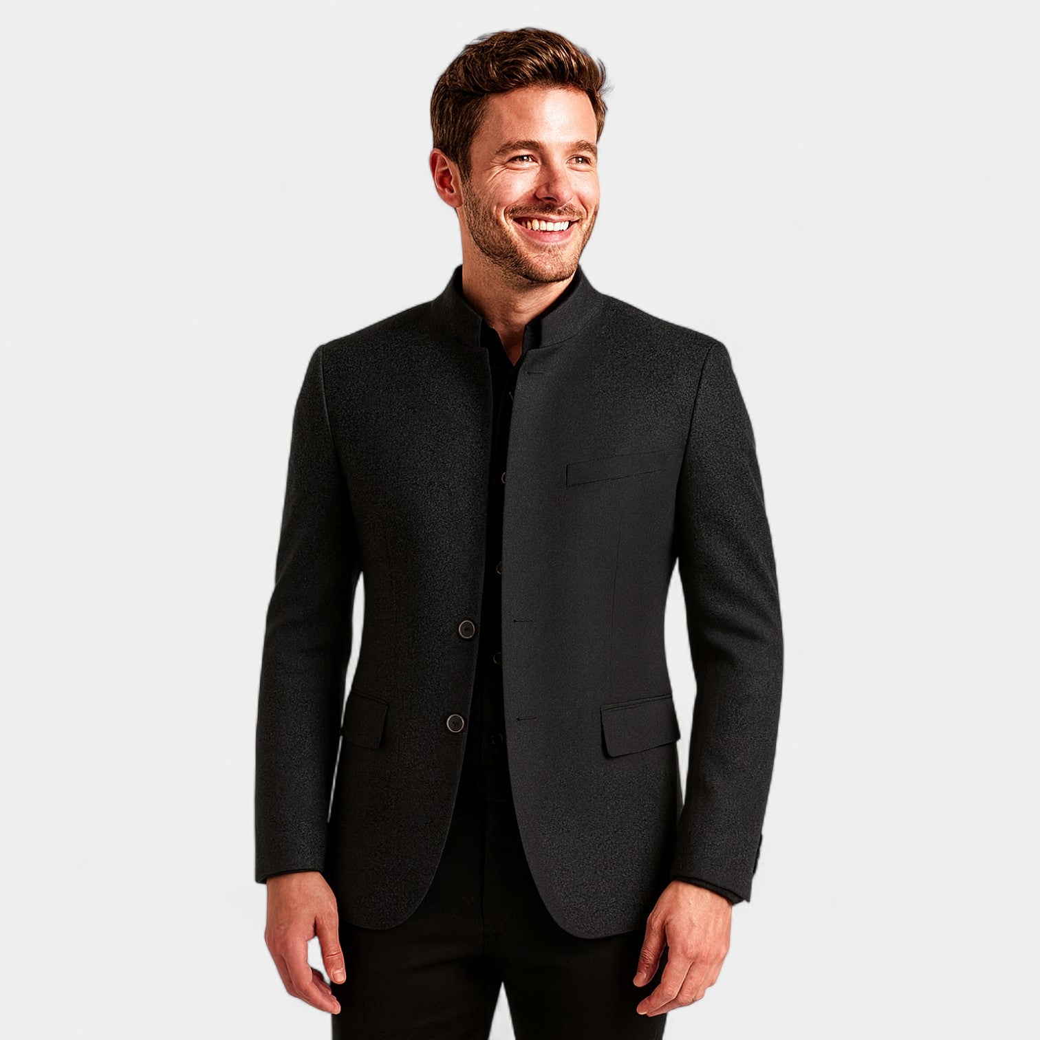 Riche | Blazer homme casual slim – style coréen, ajusté, élégance décontractée