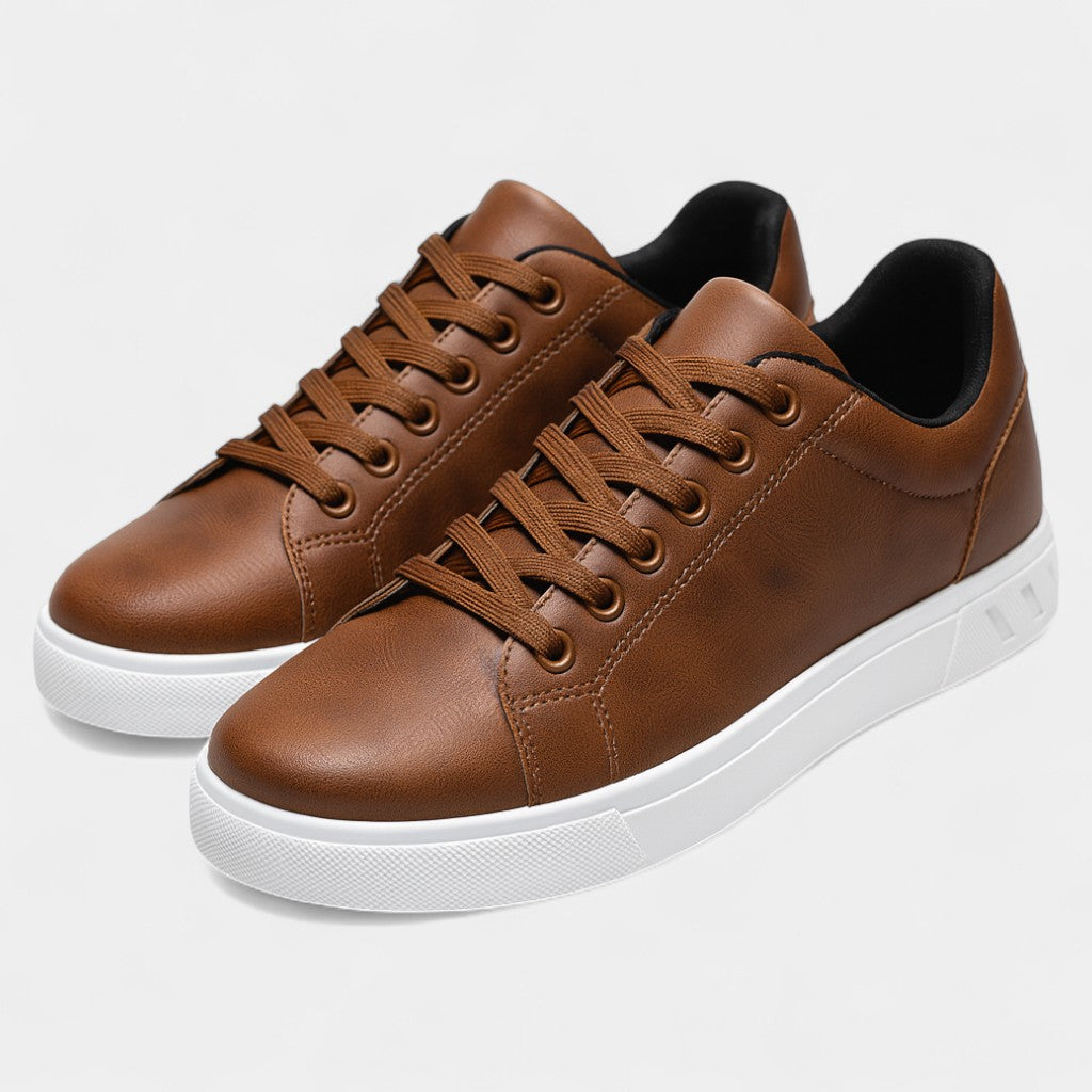 Riche | Baskets Homme en Cuir à Lacets – Style Minimaliste Décontracté