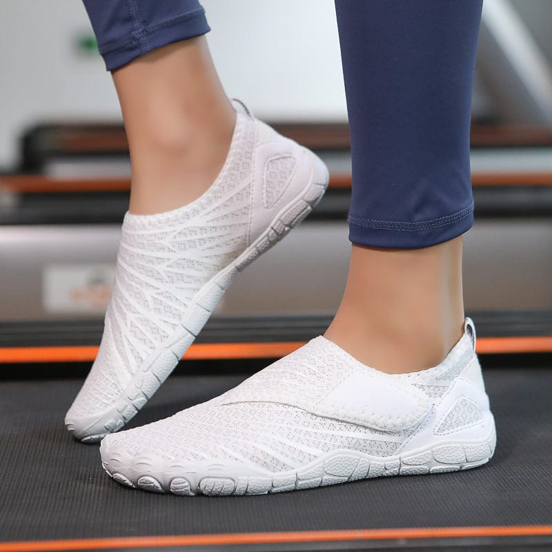 Ortopædiske barfodssko i strik – til både mænd og kvinder – åndbare og skridsikre