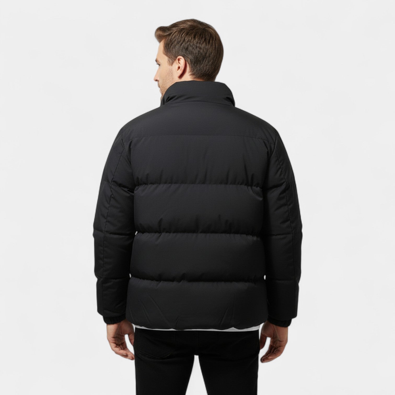 Riche | Doudoune homme coton matelassée coupe ample – chaude, raffinée, silhouette moderne