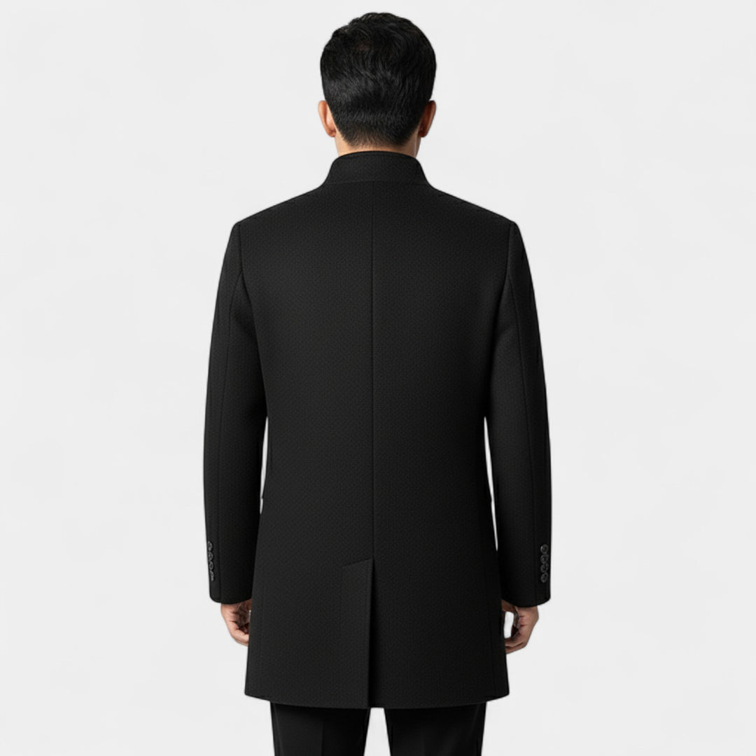 Riche | Manteau trench homme laine doublure amovible – élégance hivernale taillée