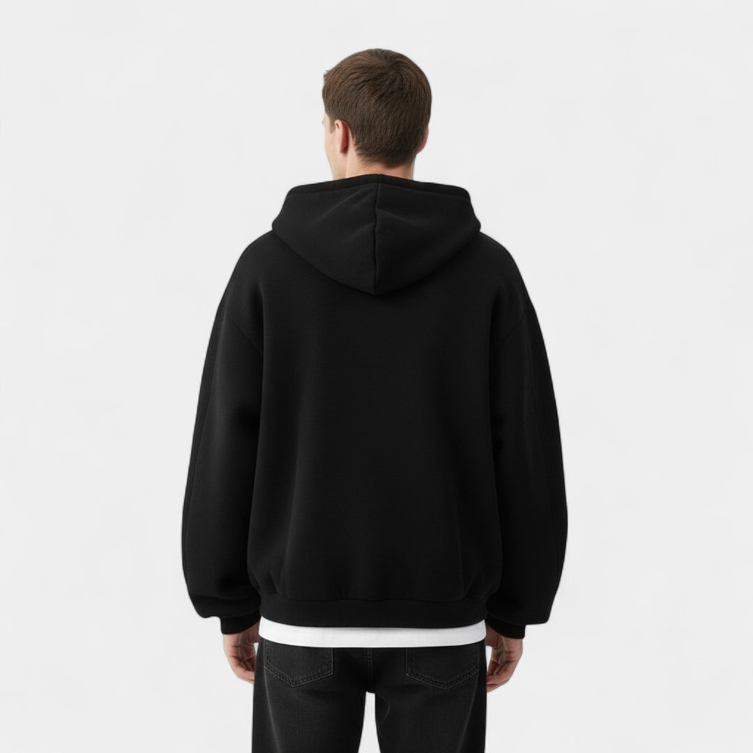 Riche | Cardigan à Capuche Homme – Double Zip Coupe Moderne