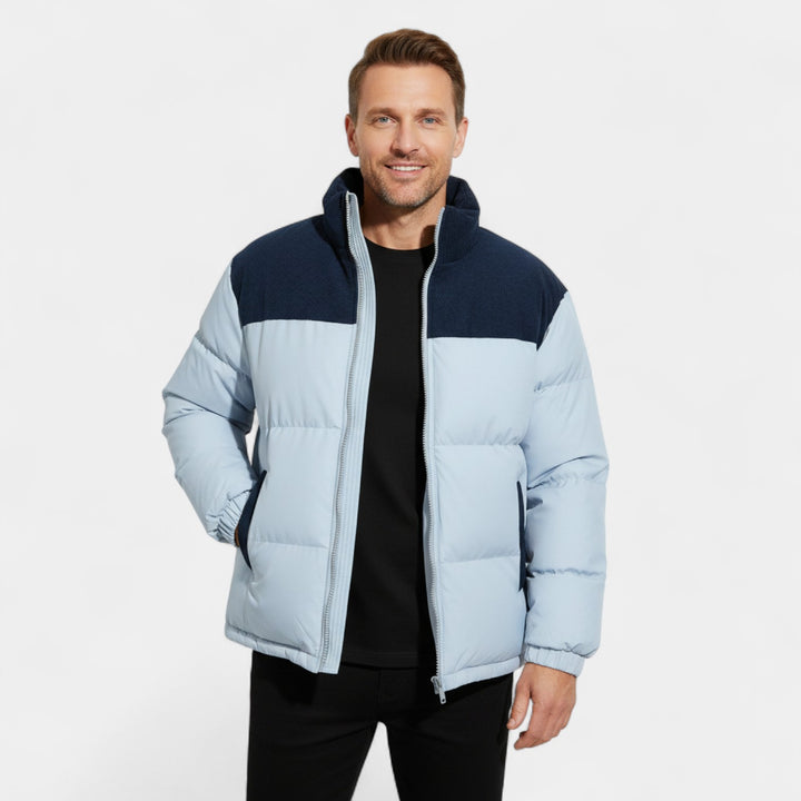 Riche | Herren-Daunenjacke aus Baumwolle – Lässiger, eleganter urbaner Schnitt