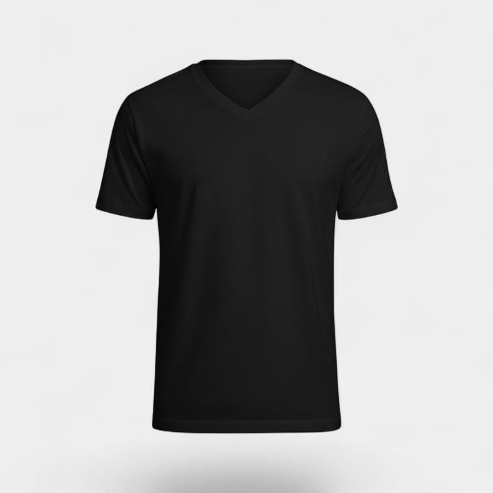 T-shirt Homme Col V en Coton 3-Pack – Confort Coupe Slim