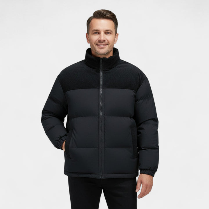 Riche | Herren-Daunenjacke aus Baumwolle – Lässiger, eleganter urbaner Schnitt