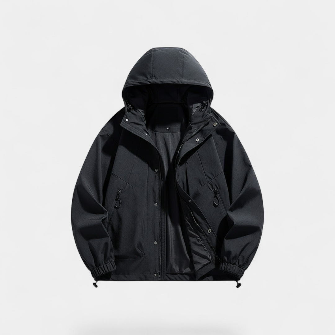 Riche | Veste homme à capuche décontractée en mélange technique – moderne, légère, silhouette raffinée