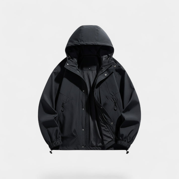 Riche | Veste homme à capuche décontractée en mélange technique – moderne, légère, silhouette raffinée
